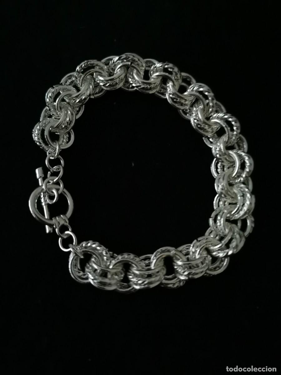 Joyeria: PULSERA PLATEADA DE ESLABONES GRANDES - Foto 3