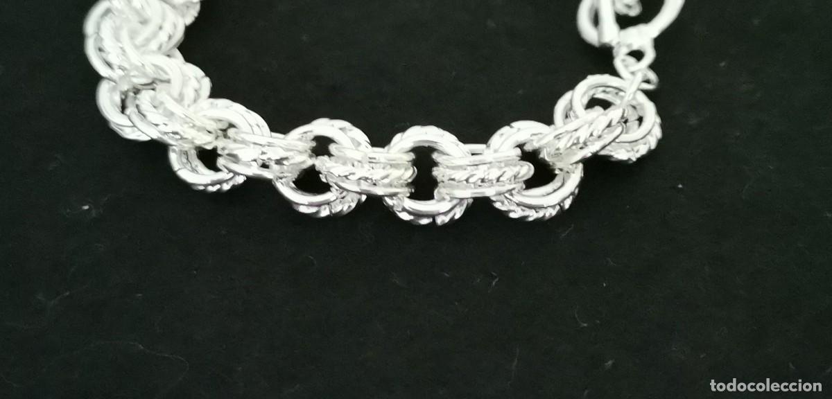 Joyeria: PULSERA PLATEADA DE ESLABONES GRANDES - Foto 4
