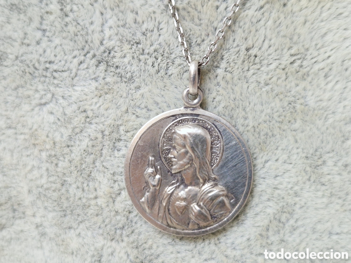 Joyeria: ESCAPULARIO Y CADENA EN PLATA DE LEY - Foto 2