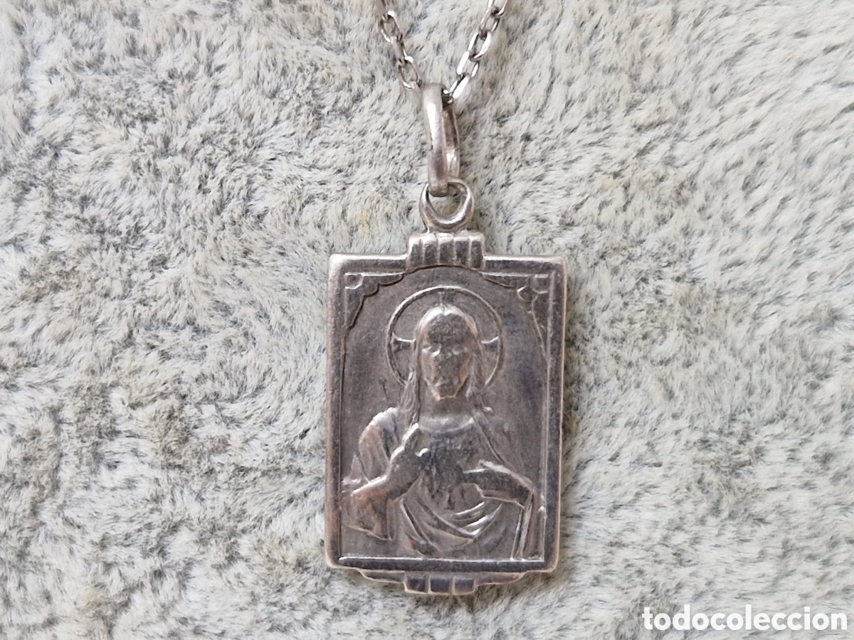 Joyeria: ESCAPULARIO DE PLATA Y CADENA - Foto 3