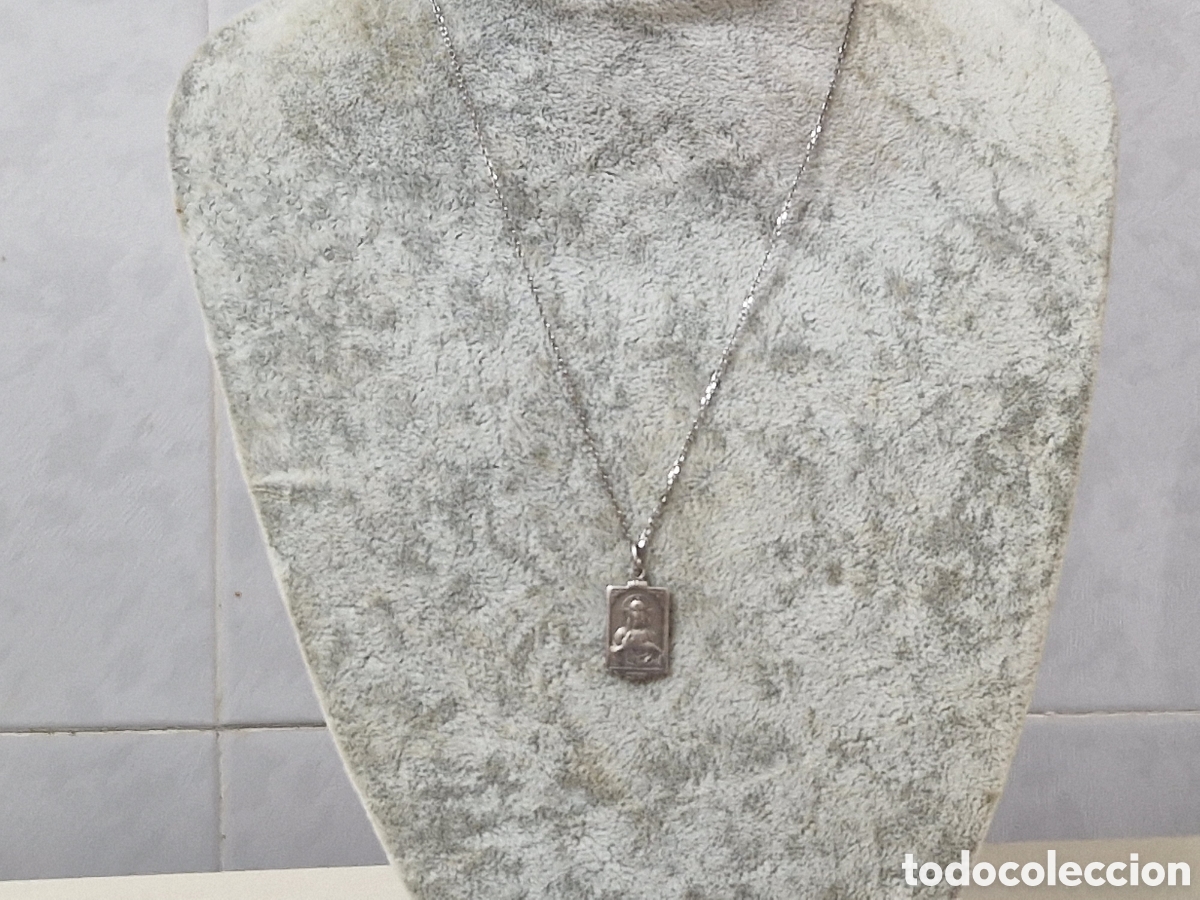 Joyeria: ESCAPULARIO DE PLATA Y CADENA - Foto 5