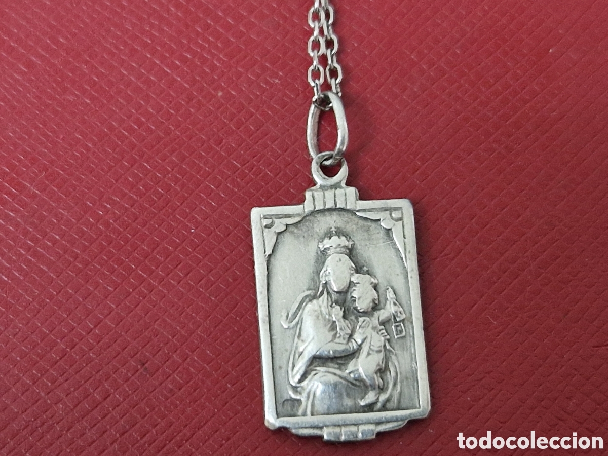 Joyeria: ESCAPULARIO DE PLATA Y CADENA - Foto 6