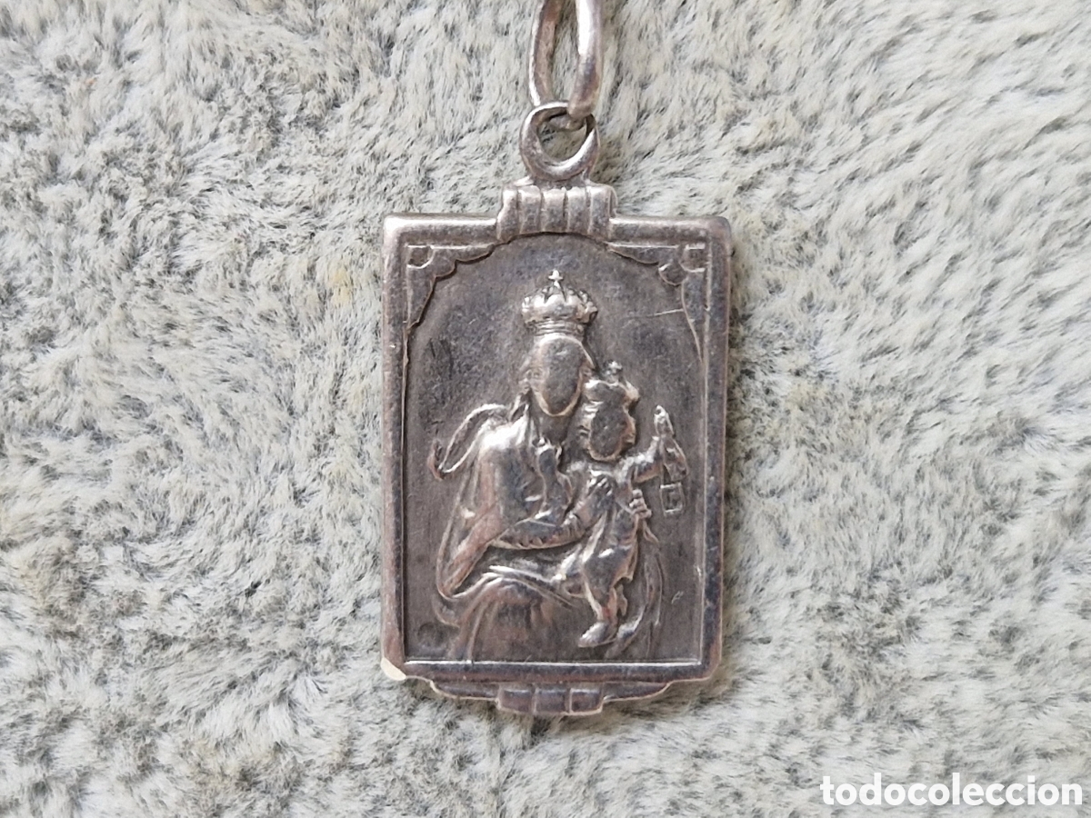 Joyeria: ESCAPULARIO DE PLATA Y CADENA - Foto 1