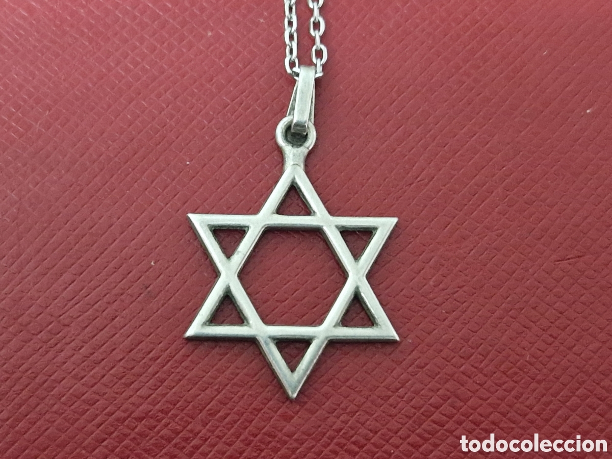 Joyeria: ESTRELLA DE DAVID Y CADENA EN PLATA DE LEY - Foto 2
