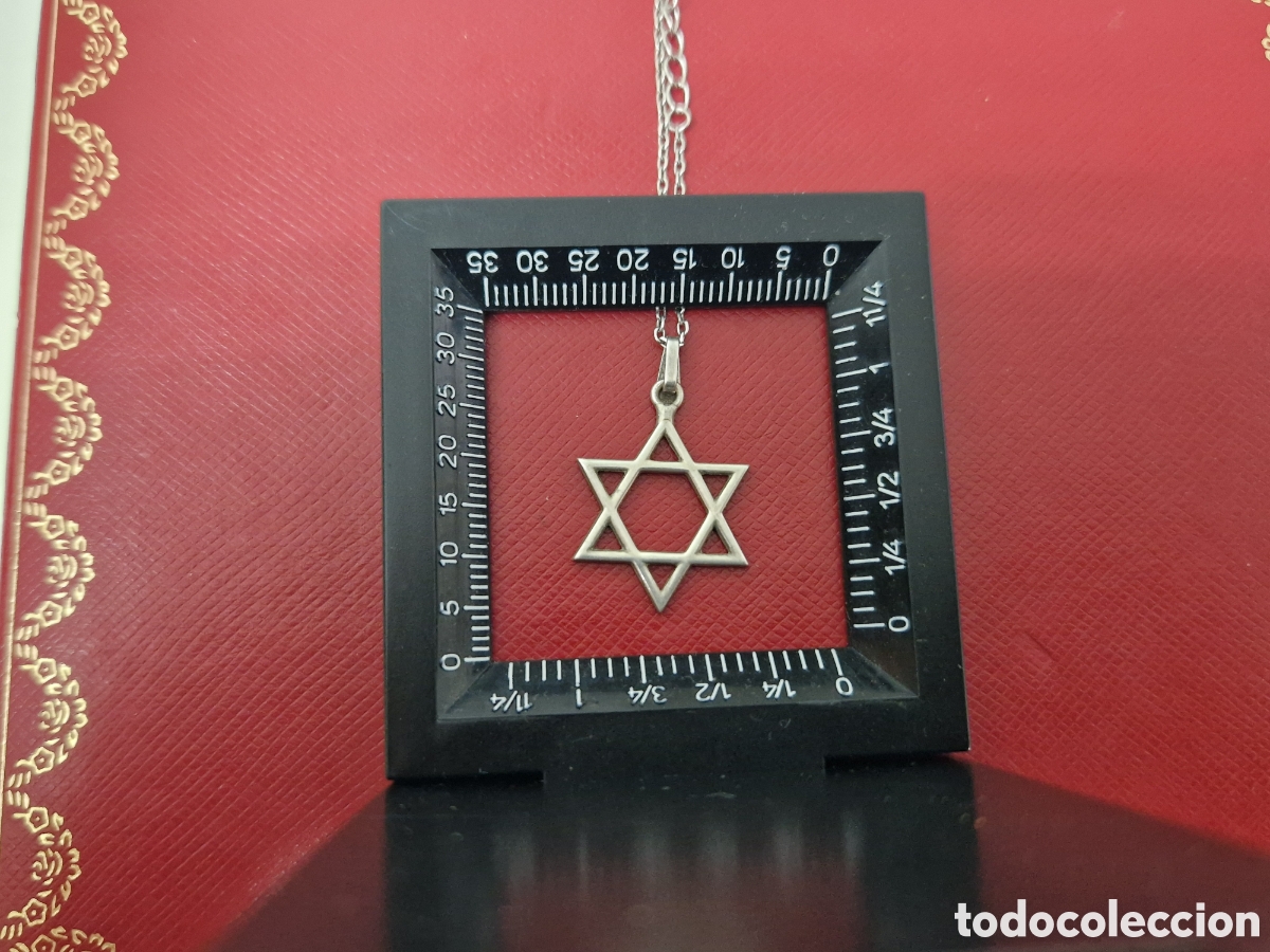 Joyeria: ESTRELLA DE DAVID Y CADENA EN PLATA DE LEY - Foto 4