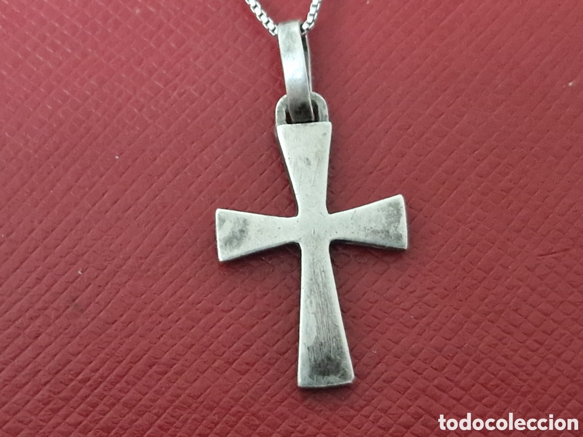 Joyeria: CRUZ Y CADENA EN PLATA DE LEY - Foto 4