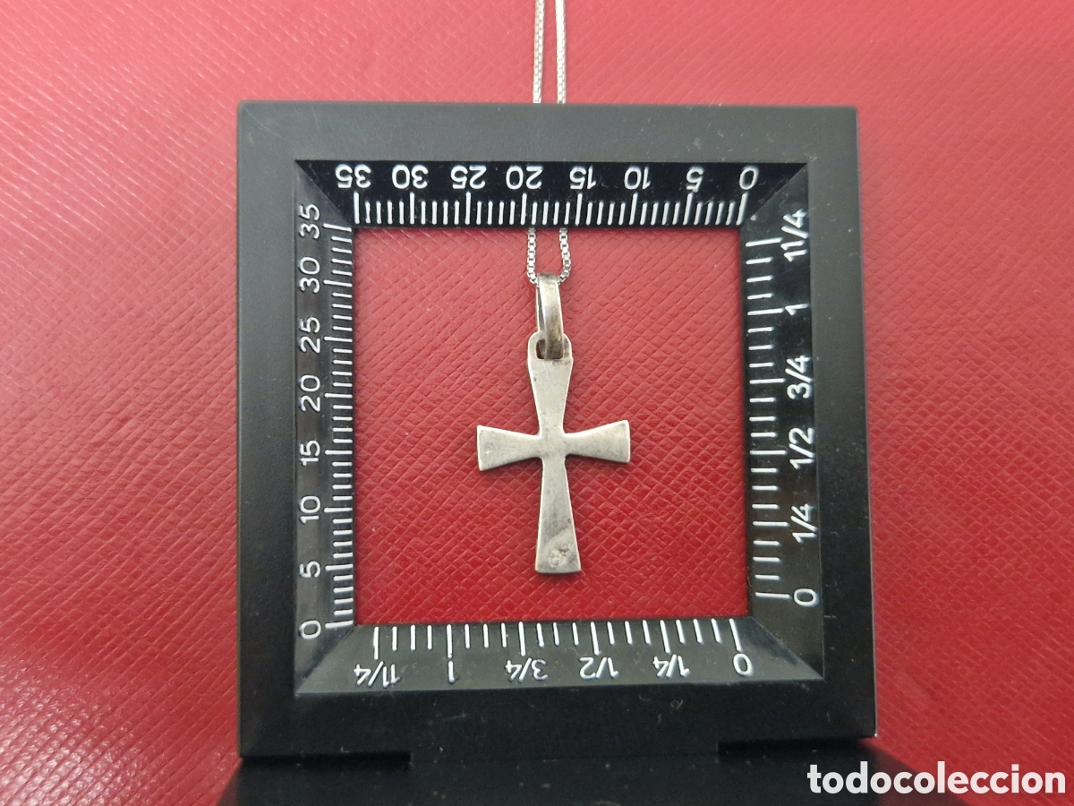 Joyeria: CRUZ Y CADENA EN PLATA DE LEY - Foto 6