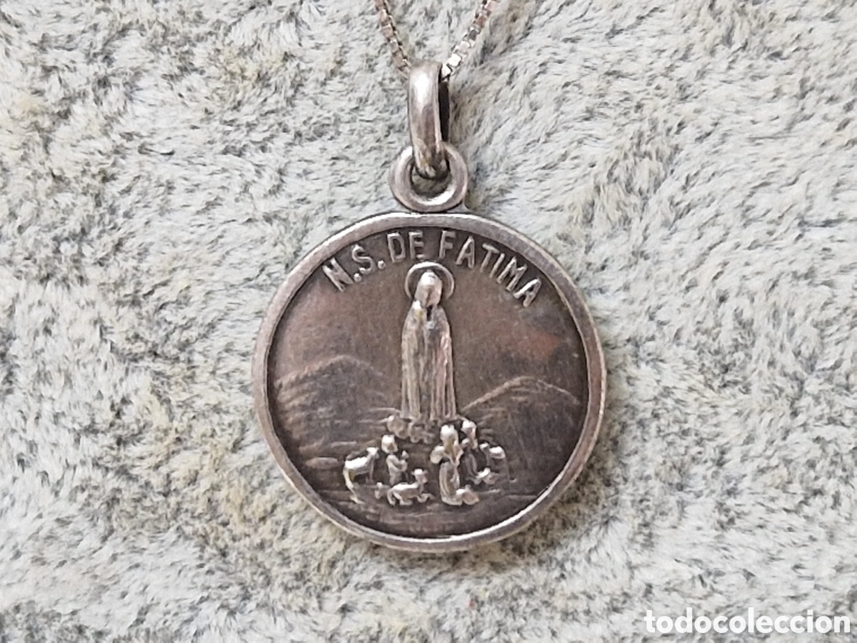 Joyeria: CADENA Y MEDALLA PLATA VIRGEN FATIMA - Foto 1