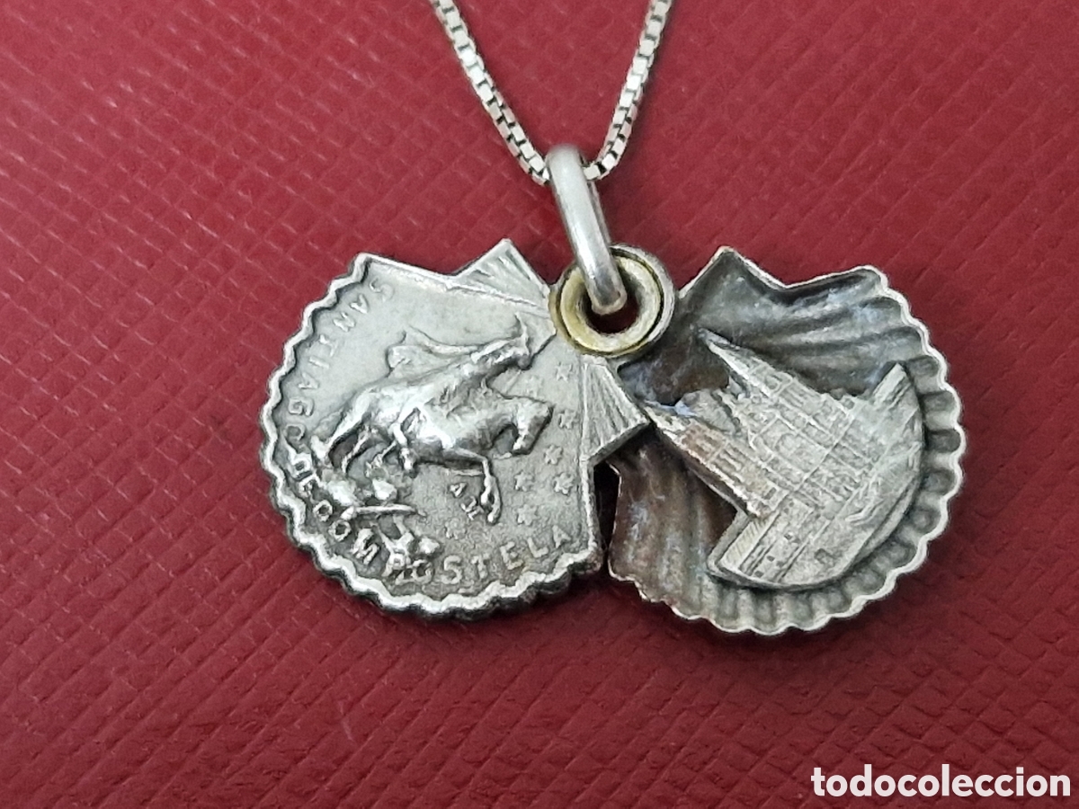 Joyeria: MEDALLA Y CADENA PLATA SANTIAGO APOSTOL - Foto 2