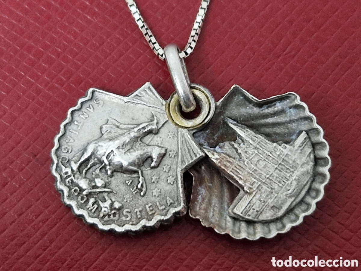 Joyeria: MEDALLA Y CADENA PLATA SANTIAGO APOSTOL - Foto 1