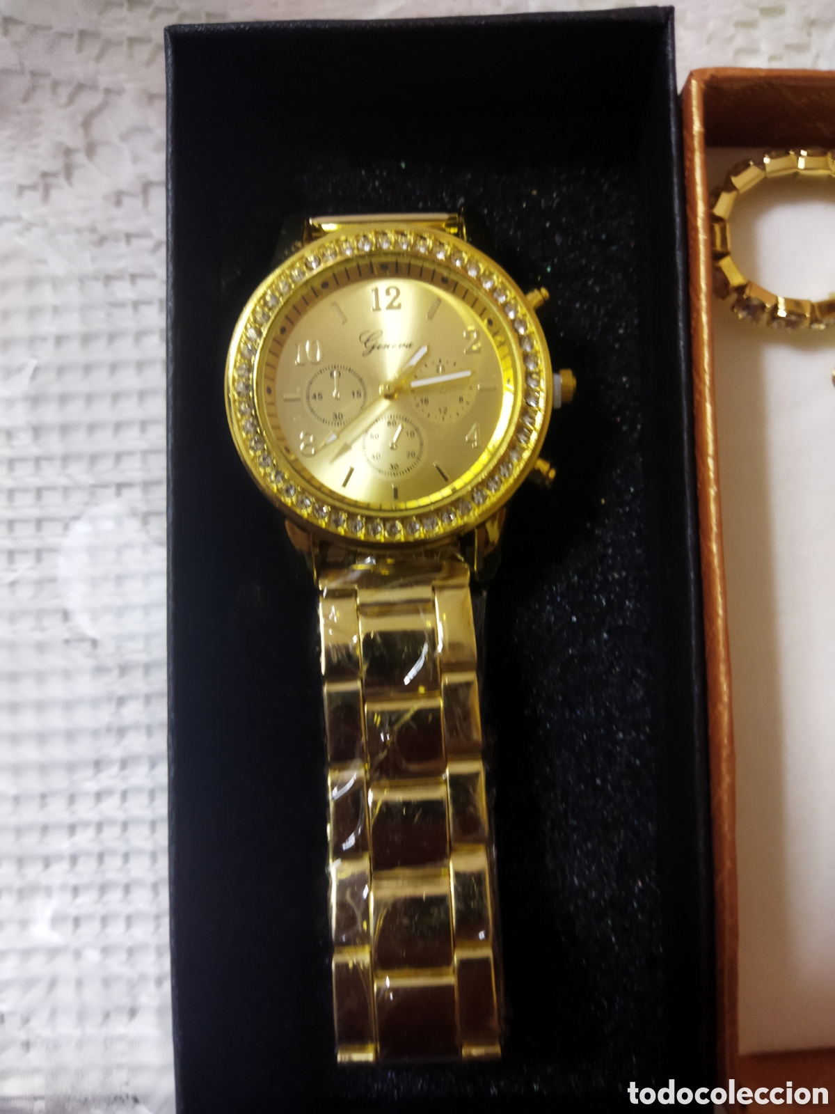 Joyeria: Conjunto de bisuter&iacute;a chapado oro - Foto 1