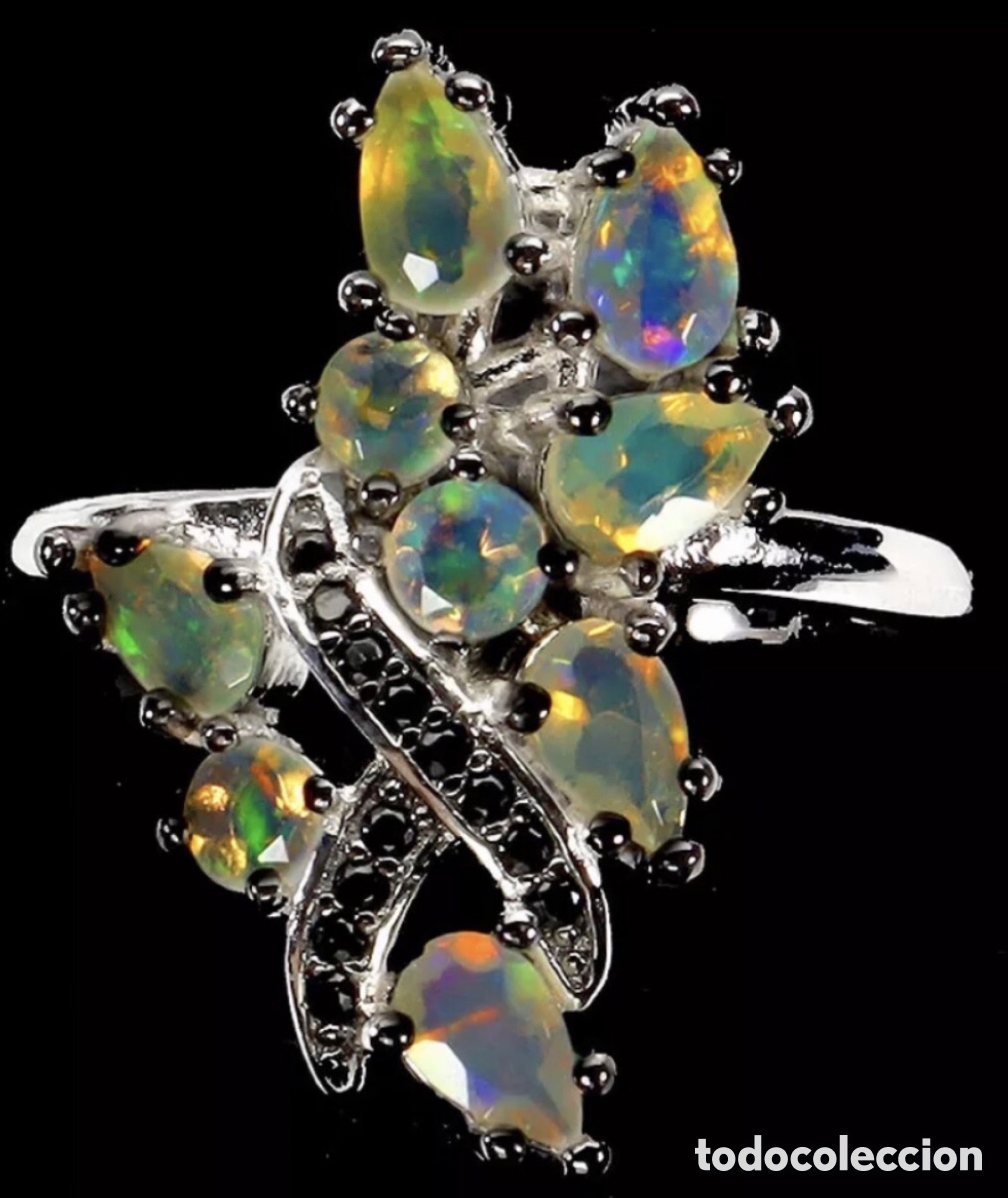 Joyeria: Anillo &oacute;palos de fuego - Foto 4