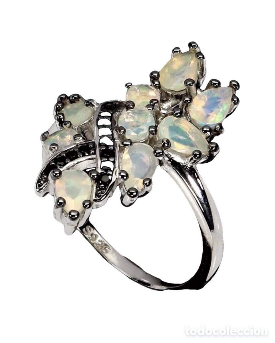 Joyeria: Anillo &oacute;palos de fuego - Foto 1