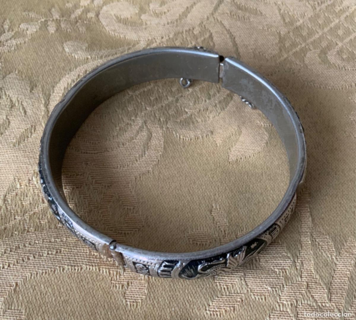 Joyeria: PULSERA VINTAGE R&Iacute;GIDA, LABRADA, DRAG&Oacute;N ALADO - Foto 2