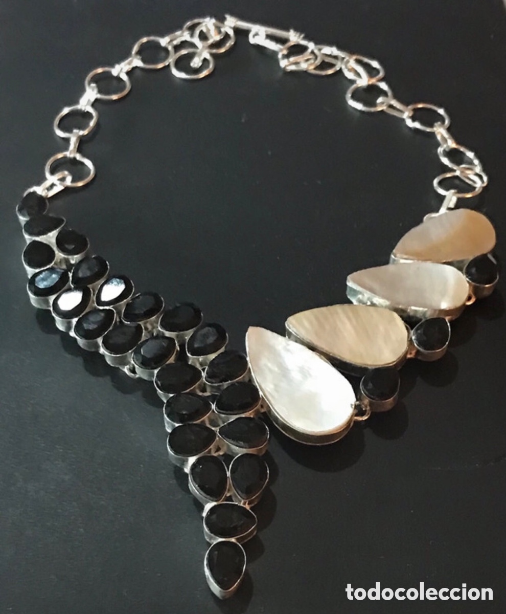 Joyeria: Collar &oacute;nix y n&aacute;car realizado a mano - Foto 2