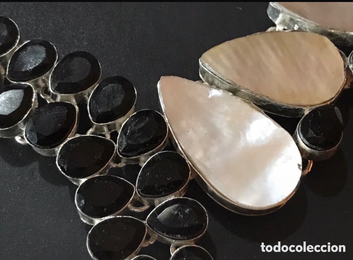 Joyeria: Collar &oacute;nix y n&aacute;car realizado a mano - Foto 12