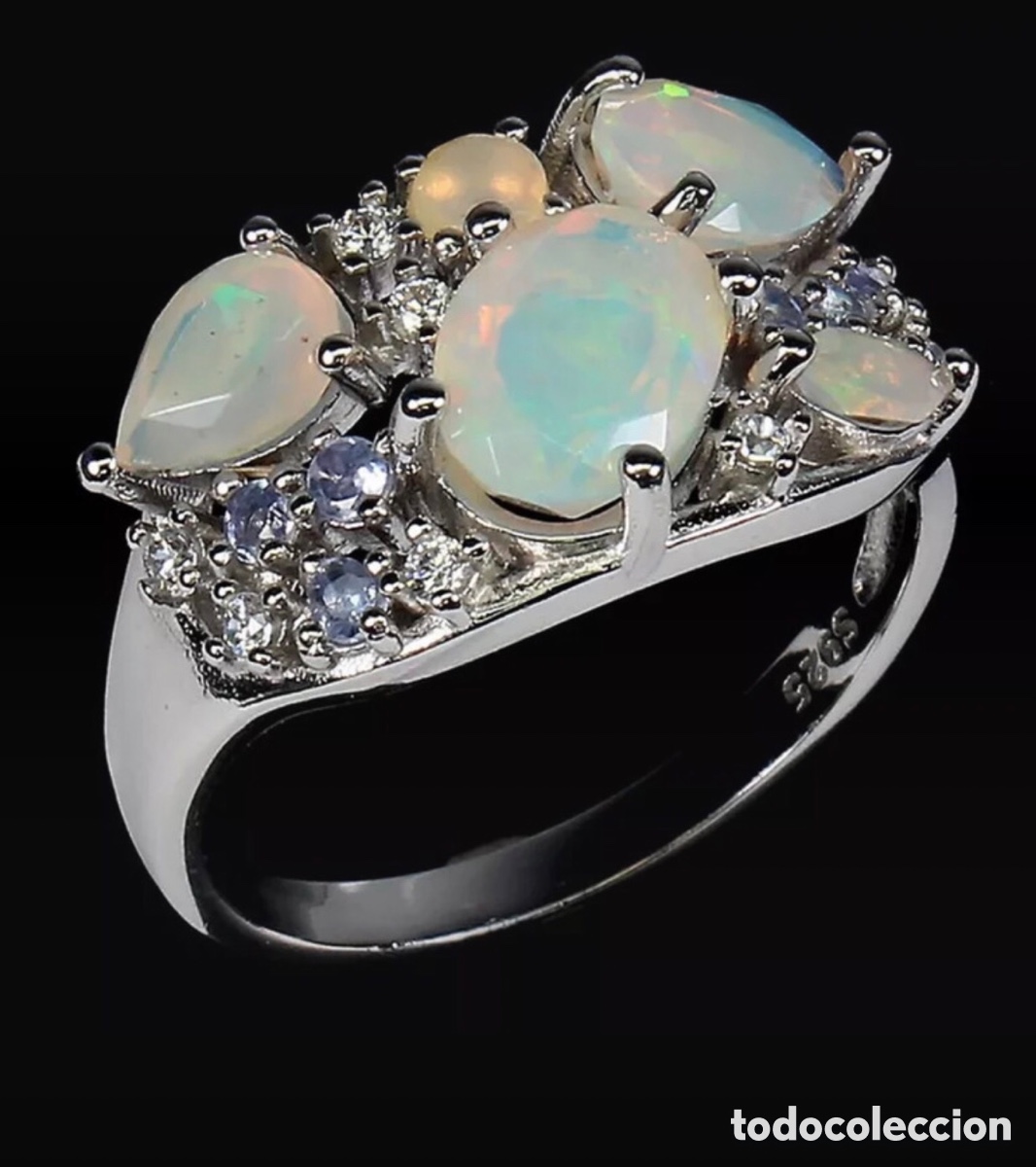 Joyeria: Anillo &oacute;palos de fuego - Foto 1