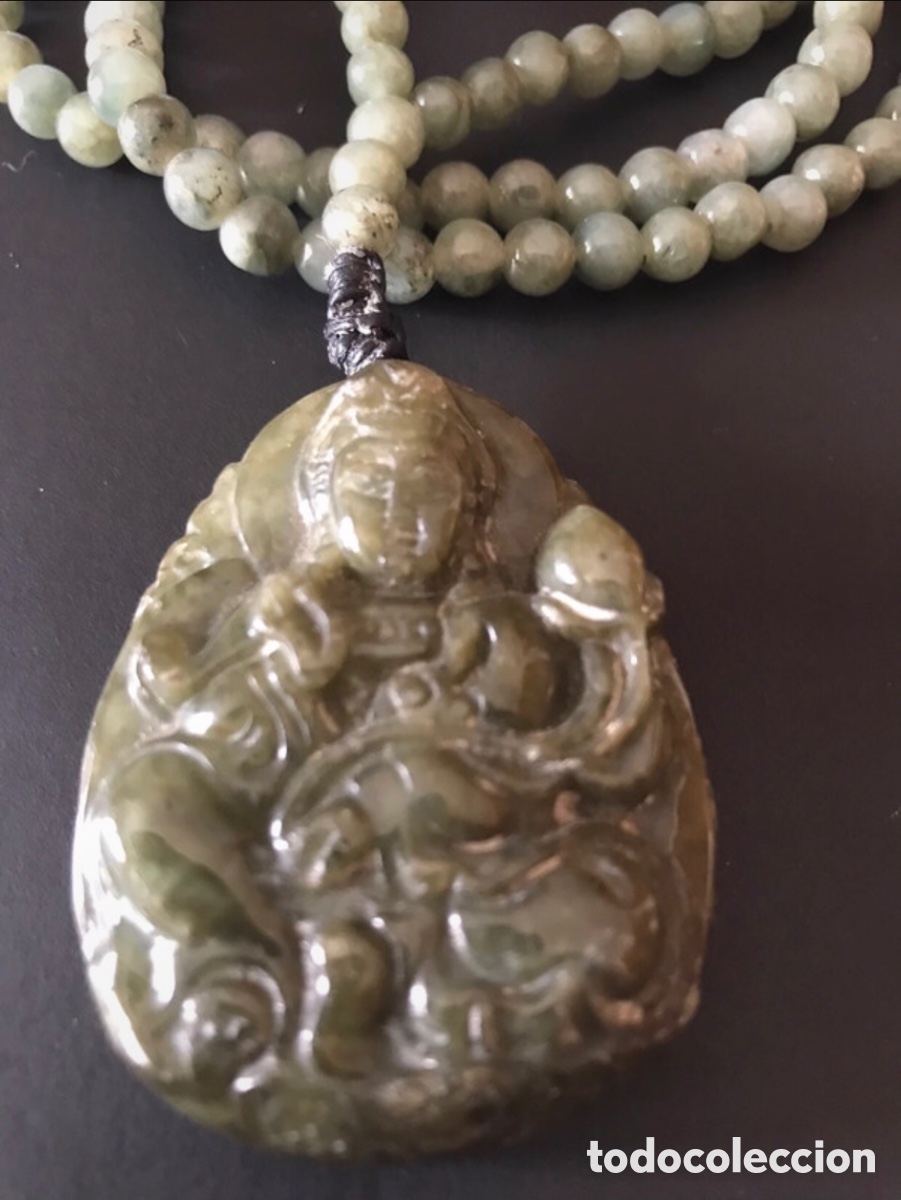 Joyeria: Collar piedra nefrita, etnico - Foto 4