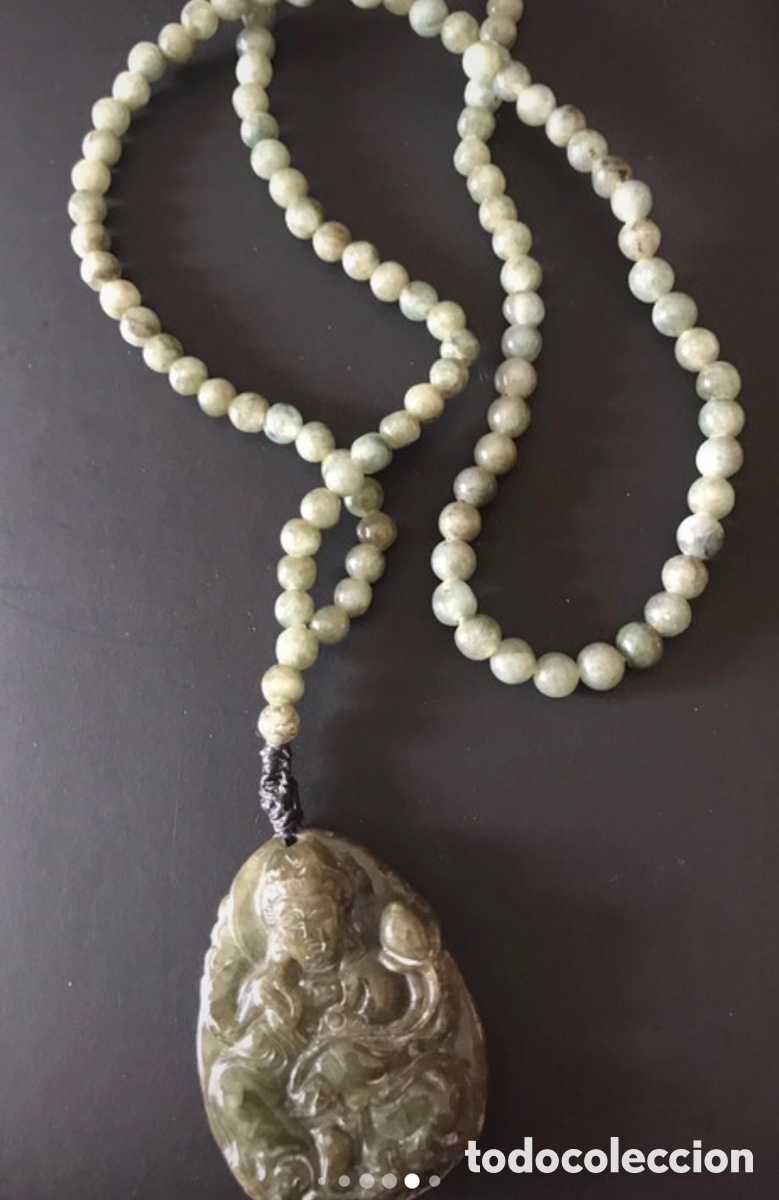 Joyeria: Collar piedra nefrita, etnico - Foto 8