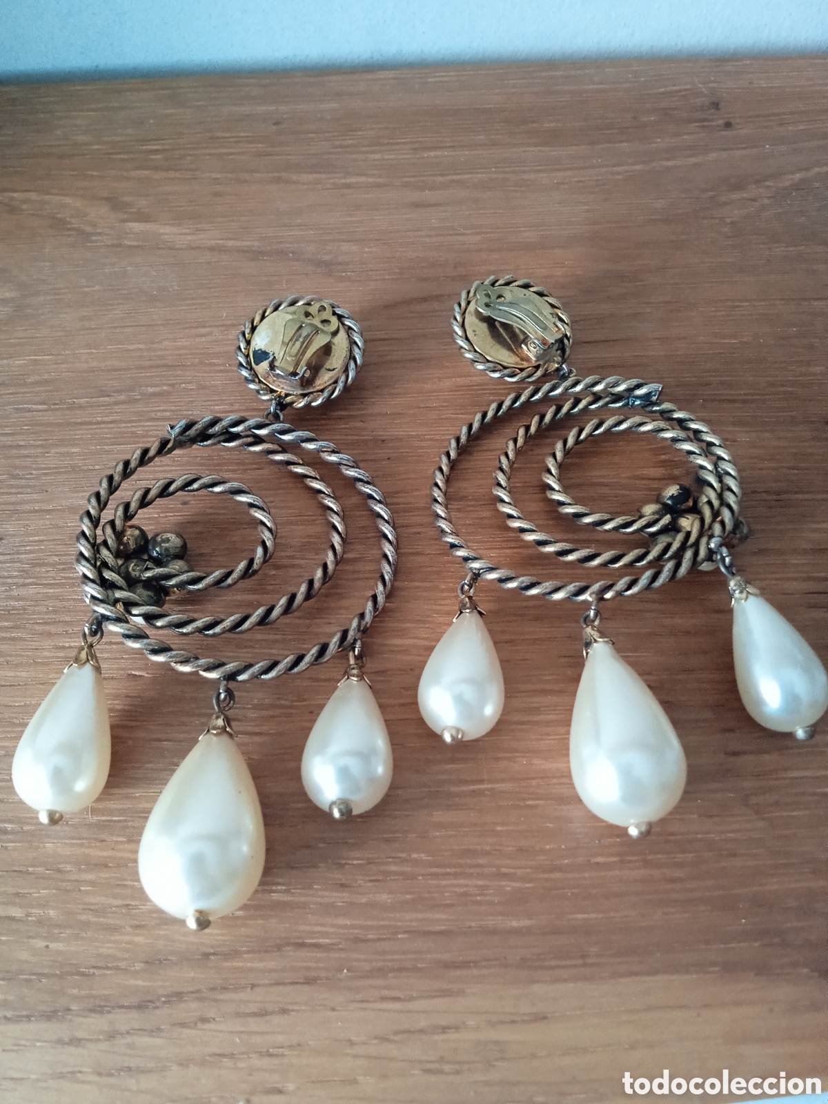 Joyeria: Pendientes Grandes de los a&ntilde;os 80 - Foto 2