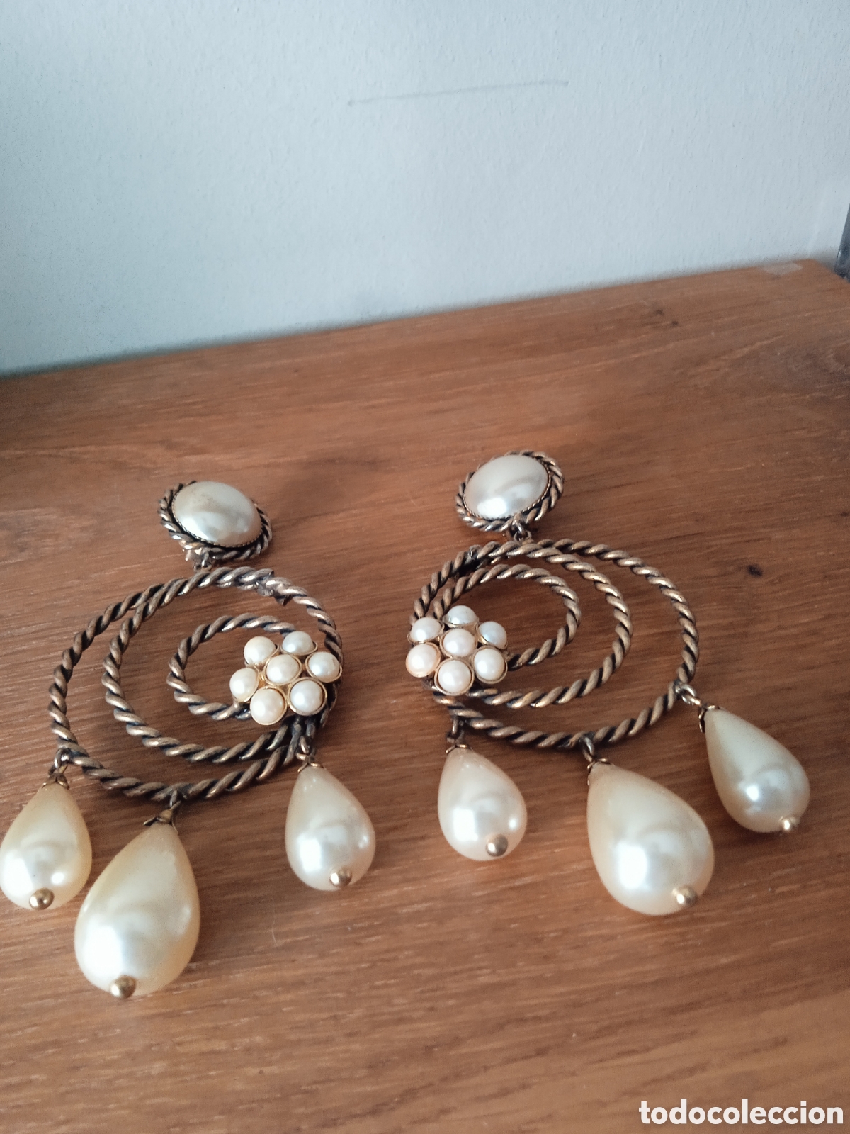 Joyeria: Pendientes Grandes de los a&ntilde;os 80 - Foto 5