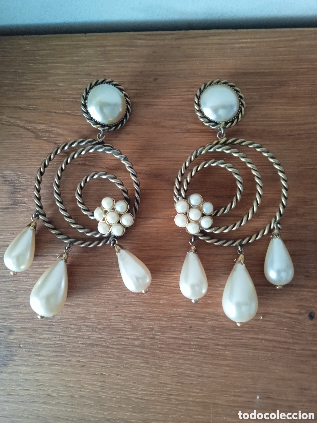 Joyeria: Pendientes Grandes de los a&ntilde;os 80 - Foto 7