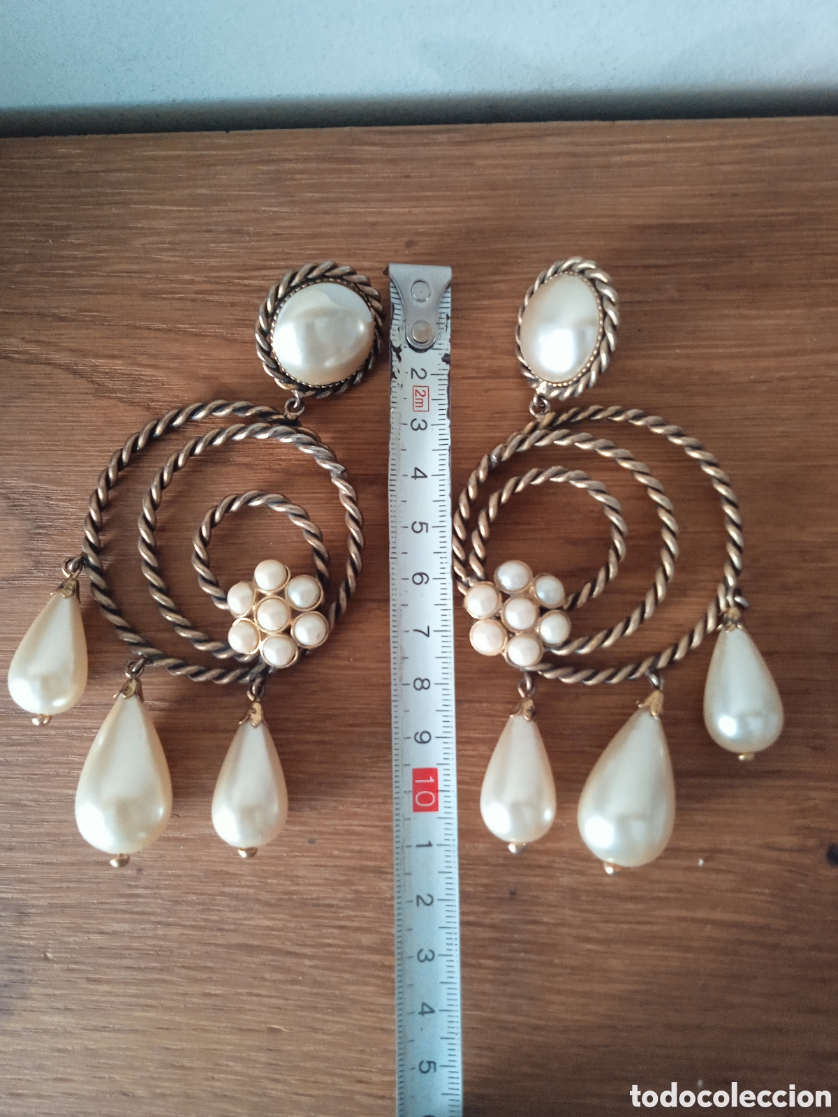 Joyeria: Pendientes Grandes de los a&ntilde;os 80 - Foto 8