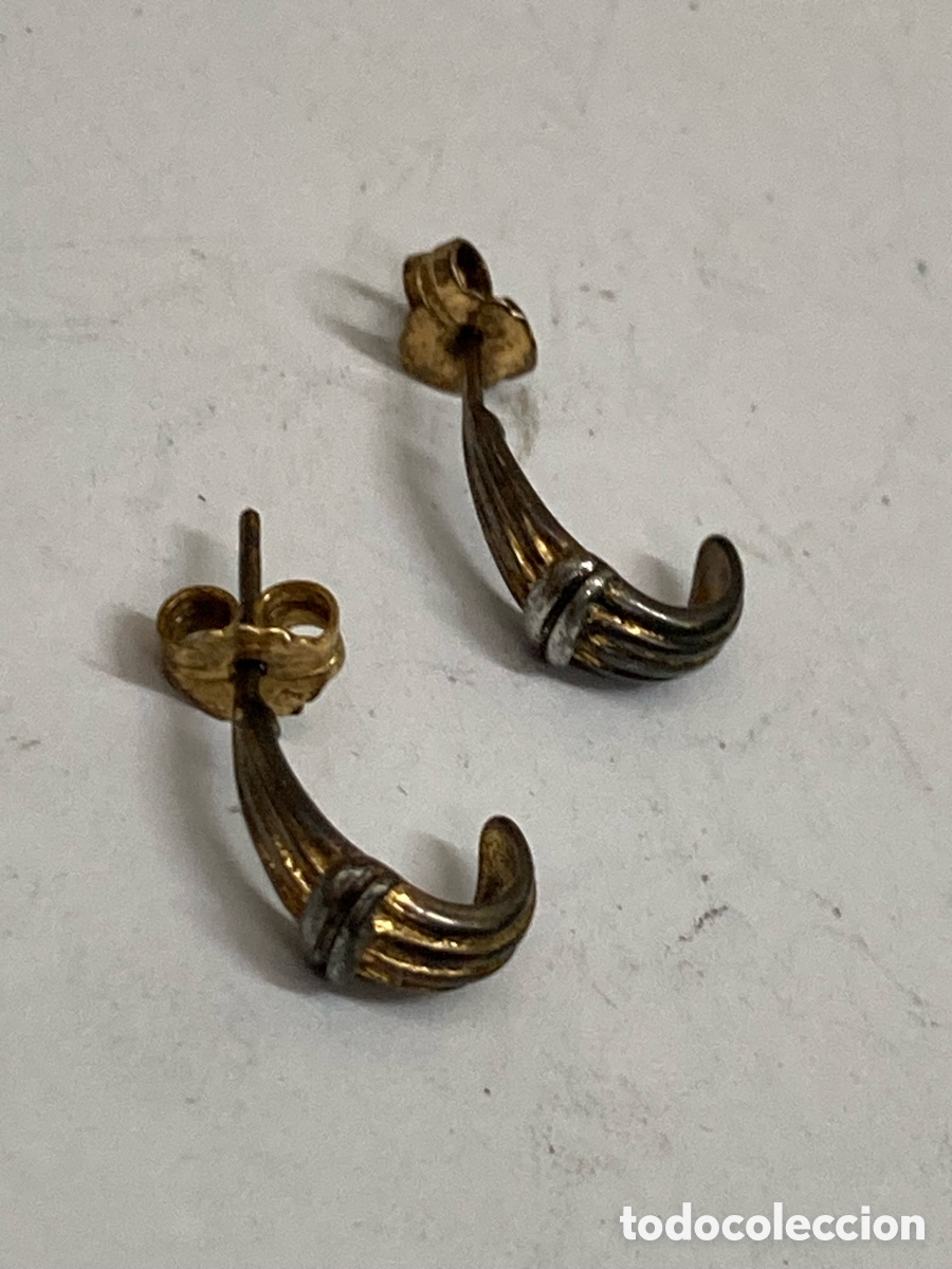 Joyeria: Pendientes de plata con engastado P189 - Foto 2
