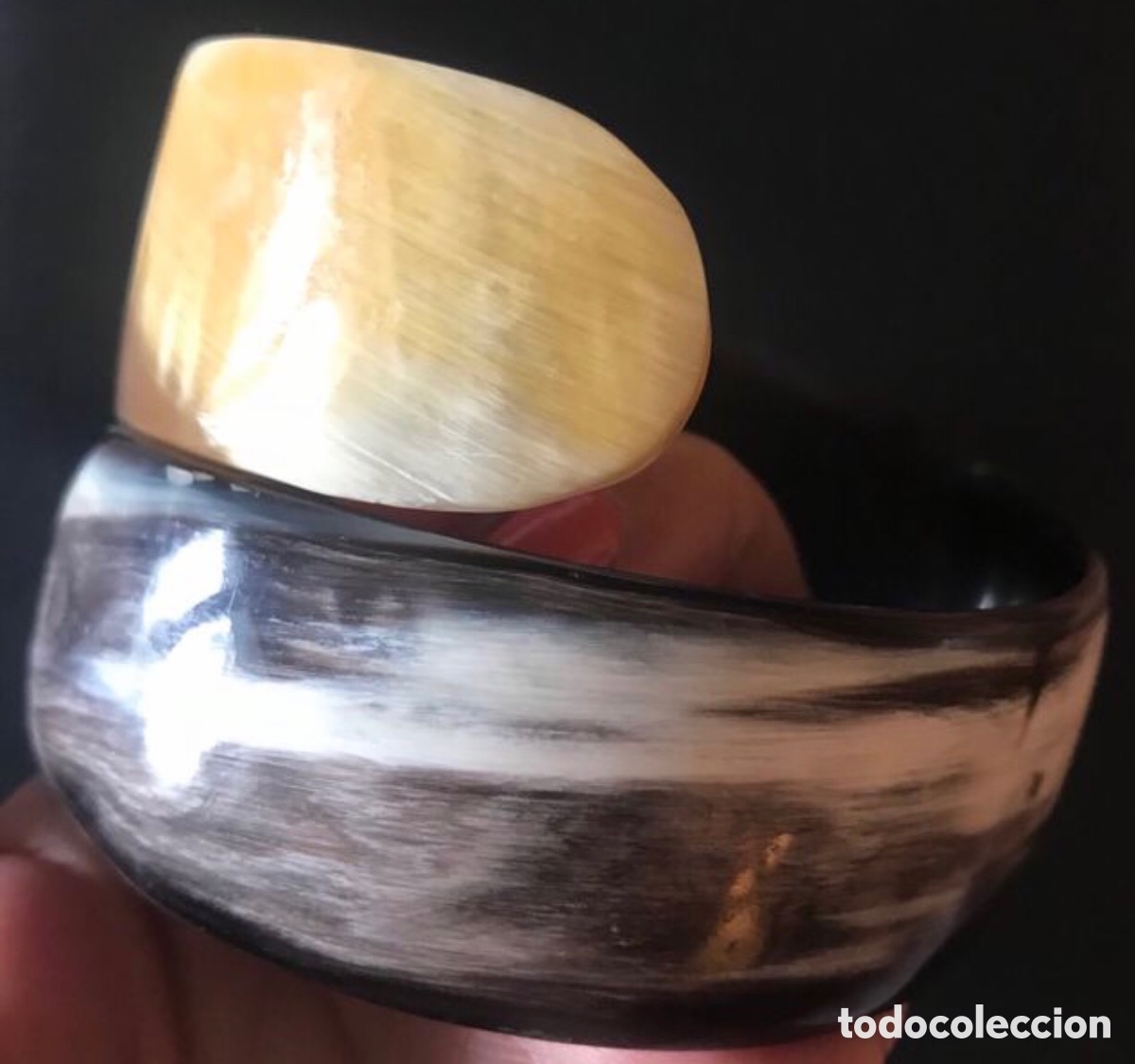 Joyeria: Brazalete vintage cuerno - Foto 2