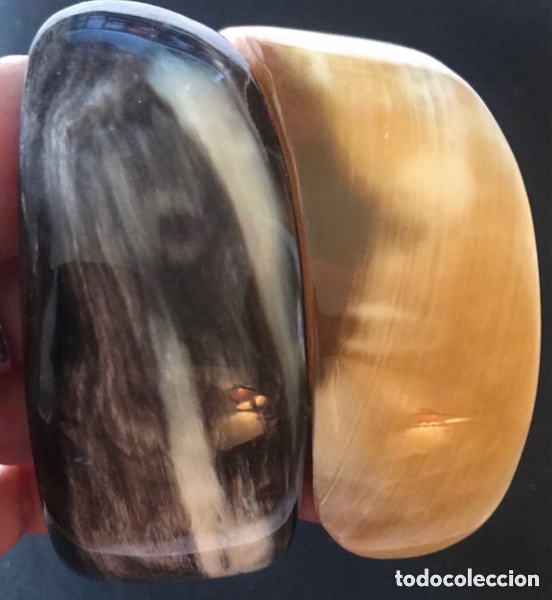 Joyeria: Brazalete vintage cuerno - Foto 3