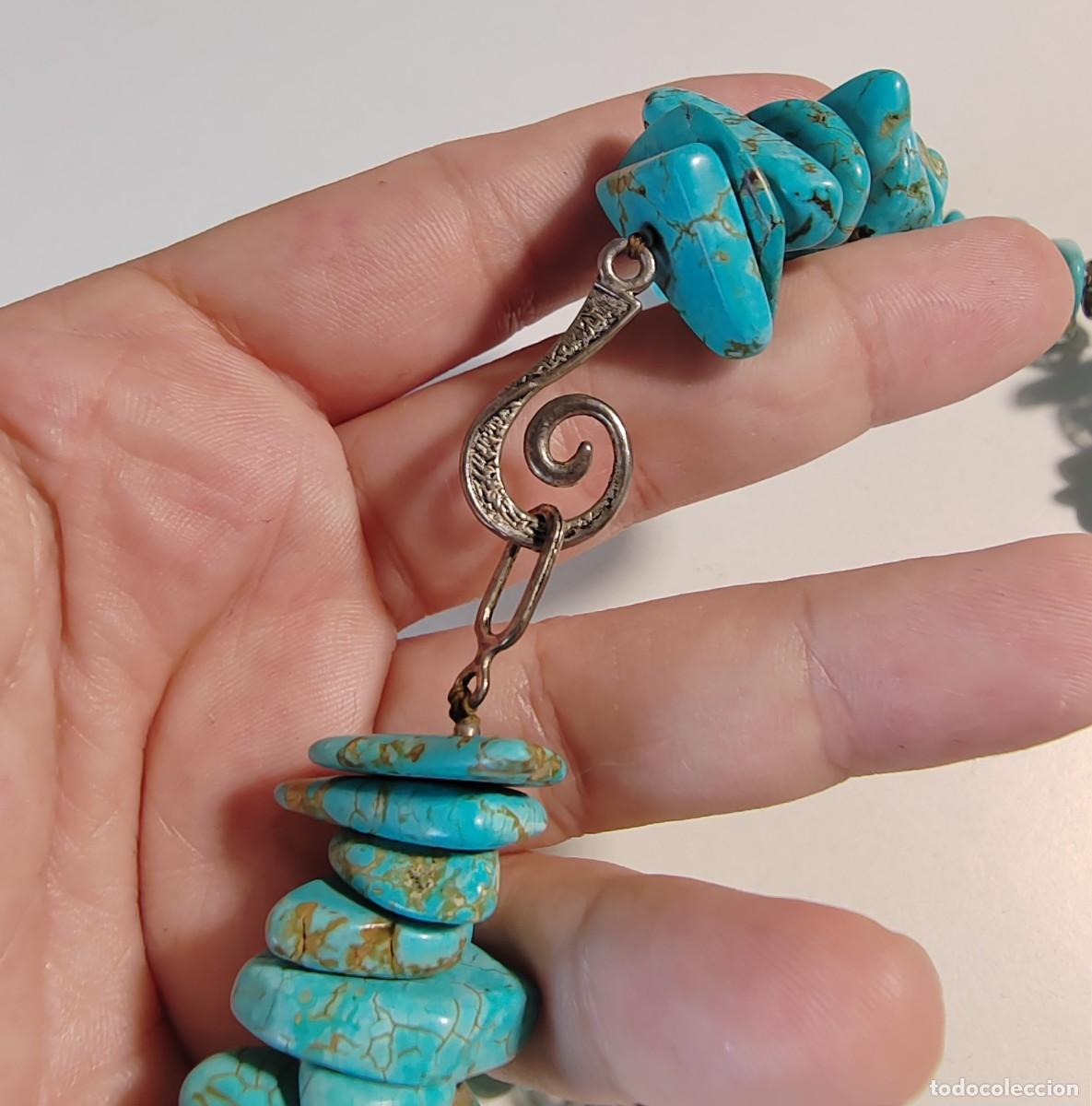 Joyeria: Gran Collar con Turquesas - Foto 5