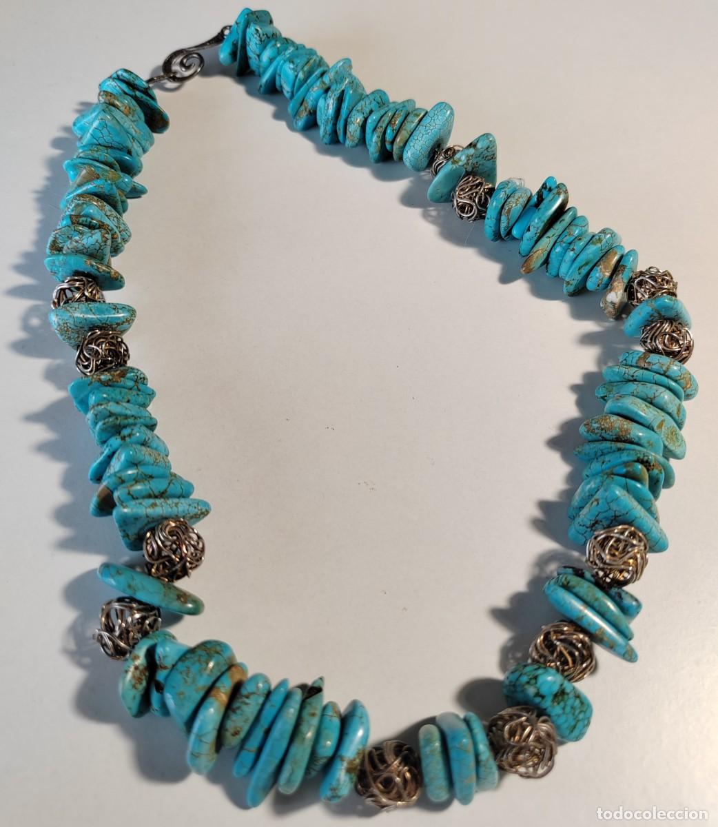 Joyeria: Gran Collar con Turquesas - Foto 7