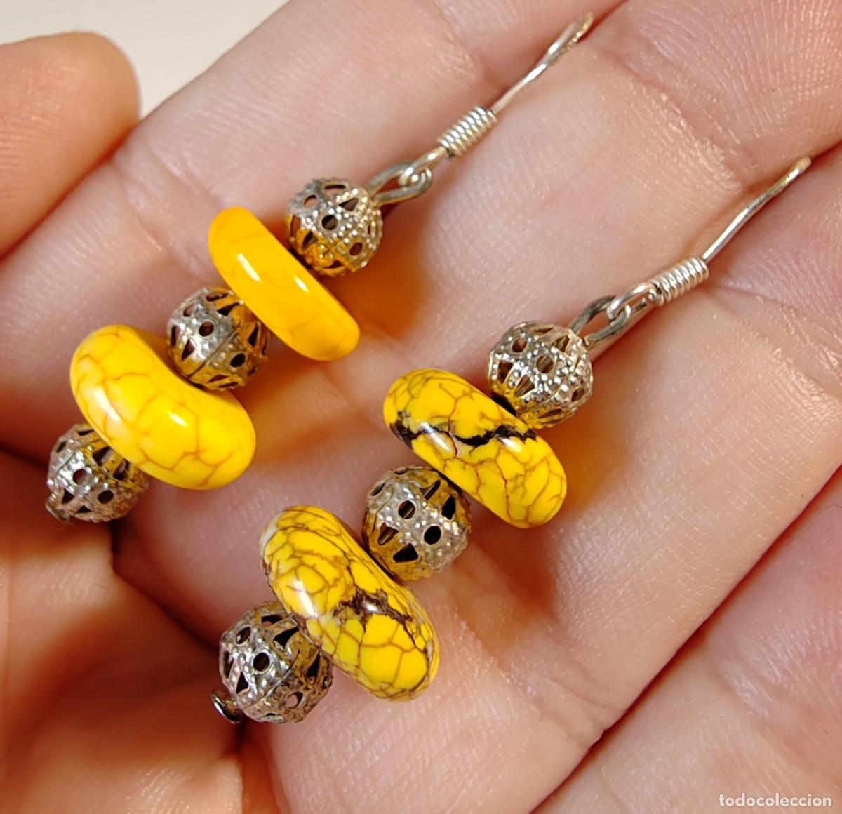 Joyeria: Pendientes Plata de Ley y Turquesas - Foto 1