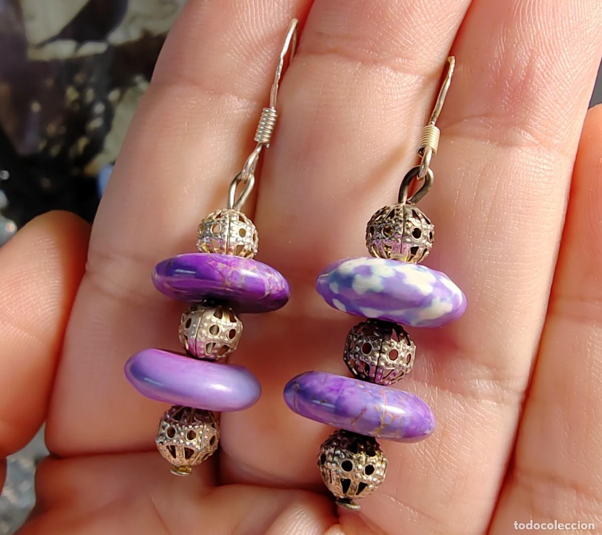 Joyeria: Pendientes Plata de Ley y Turquesas - Foto 1