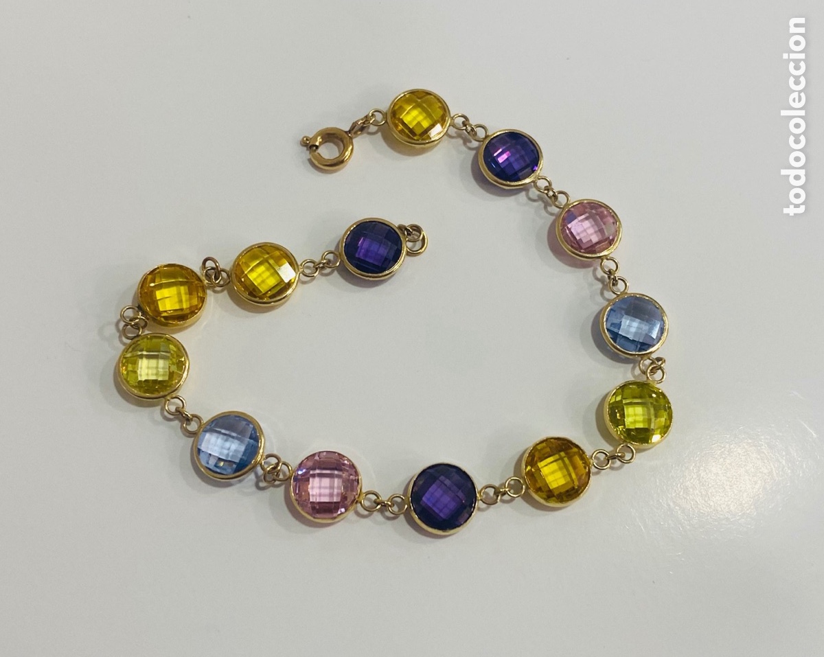 Joyeria: Pulsera de Oro y Topacios - Foto 5