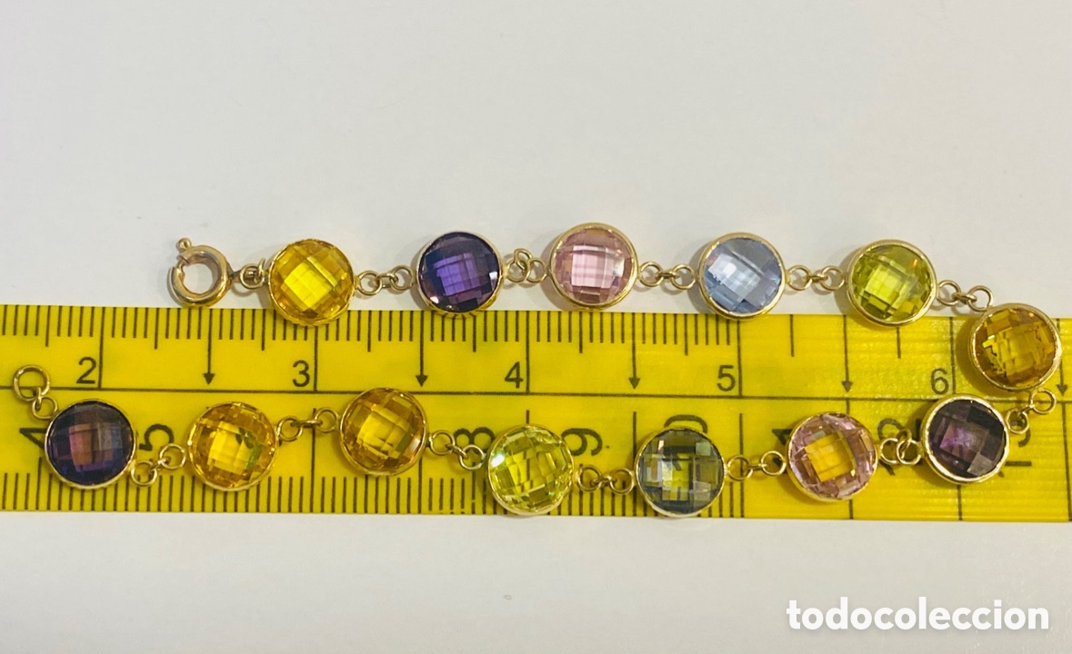 Joyeria: Pulsera de Oro y Topacios - Foto 7