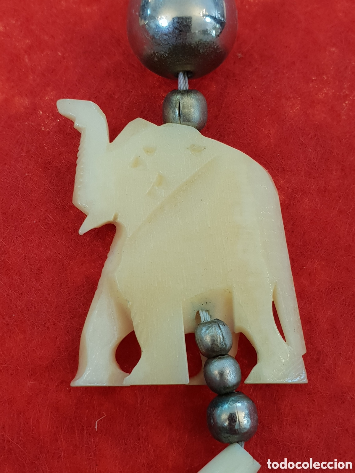 Joyeria: COLLAR REALIZANDO EN HUESO 38CM LARGO. - Foto 4