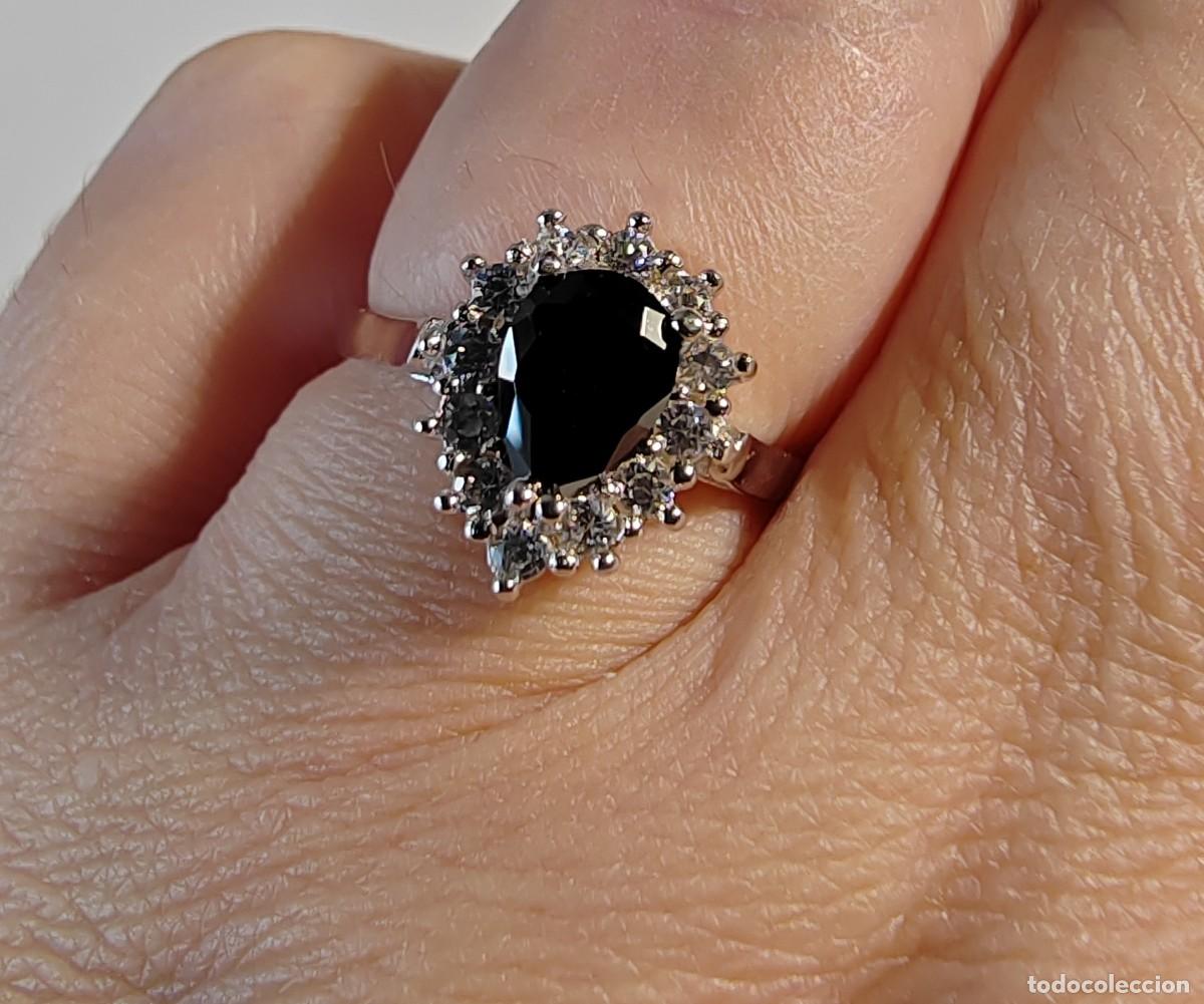 Joyeria: Anillo en Plata de Ley, Espinela y Circonitas - Foto 3