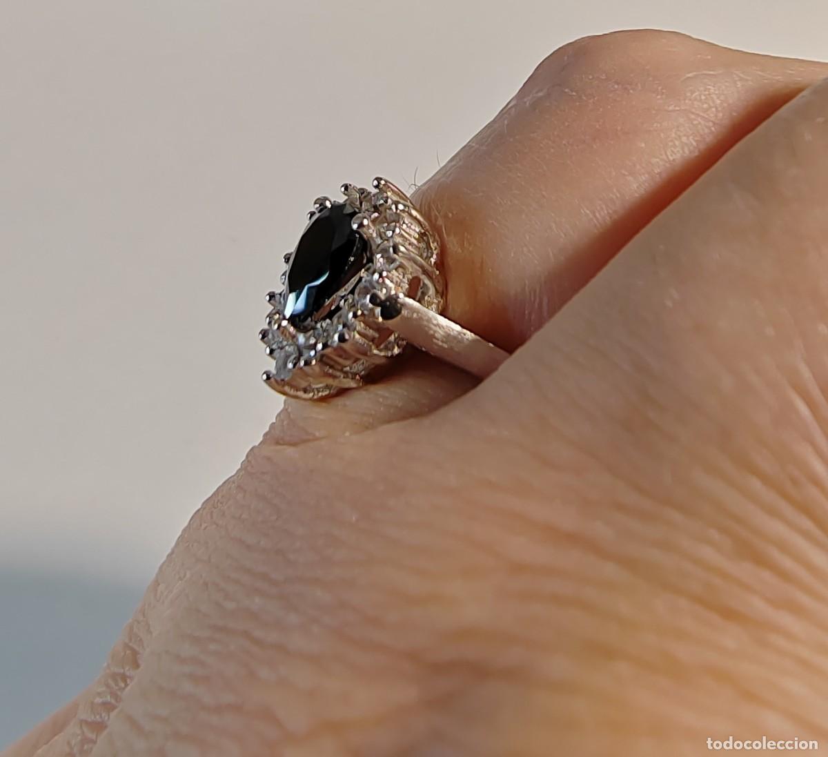 Joyeria: Anillo en Plata de Ley, Espinela y Circonitas - Foto 4