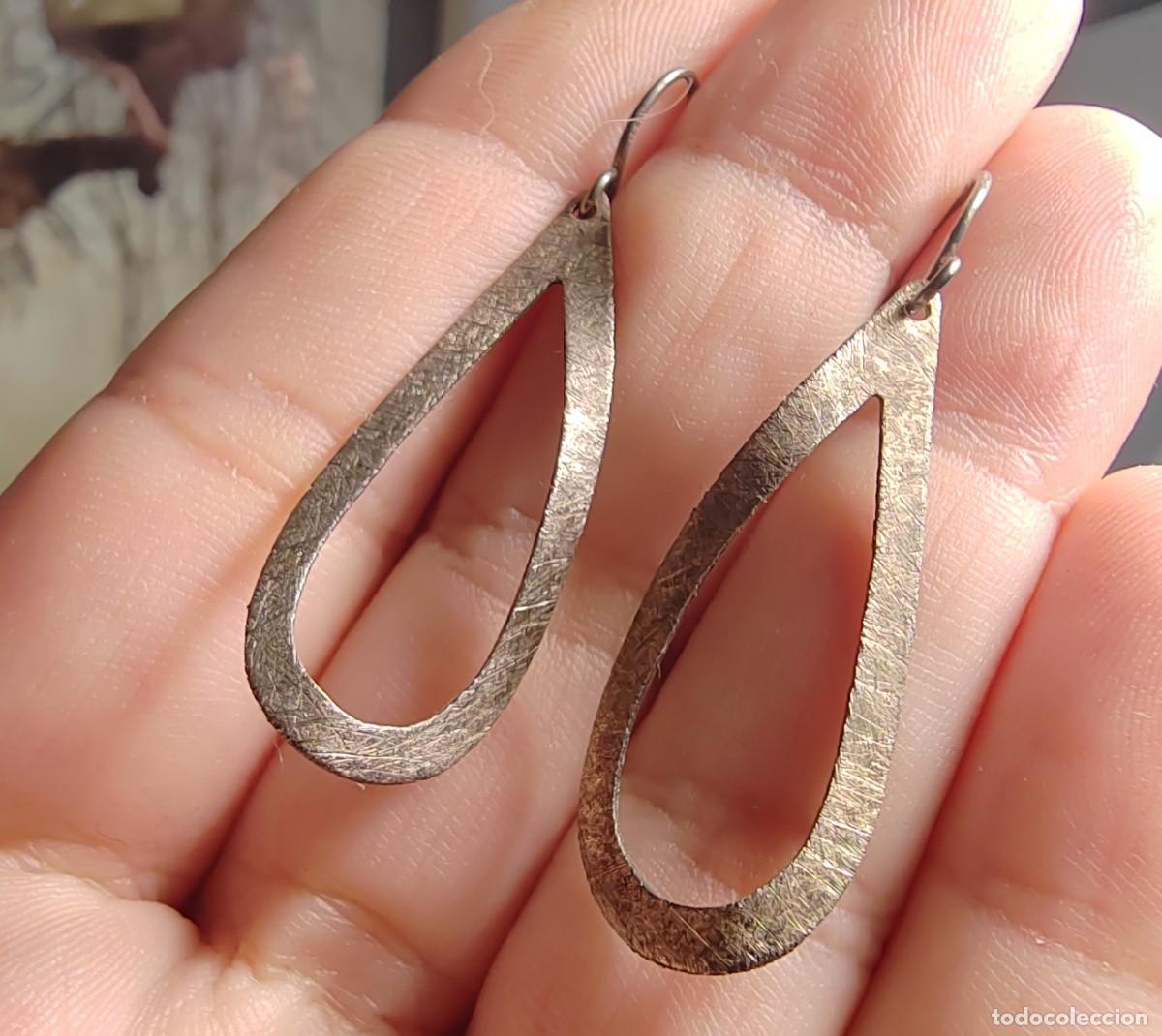 Joyeria: Pendientes Plata de Ley satinada - Foto 1