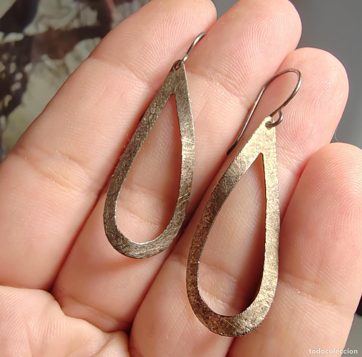 Joyeria: Pendientes Plata de Ley satinada - Foto 4