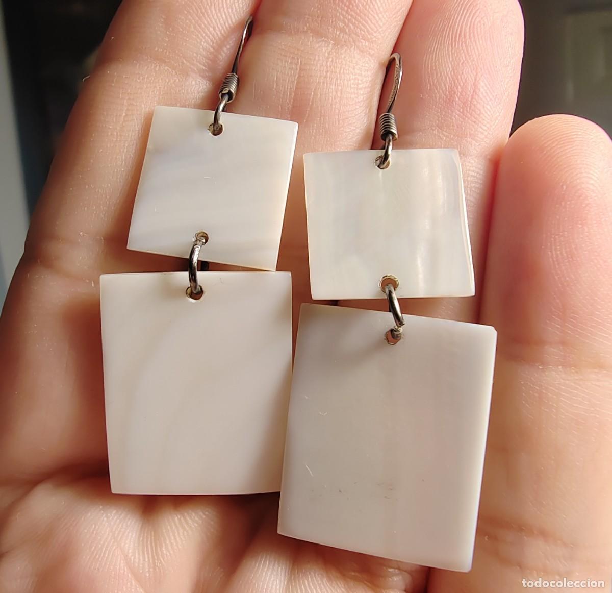 Joyeria: Pendientes Plata de Ley y N&aacute;car - Foto 1
