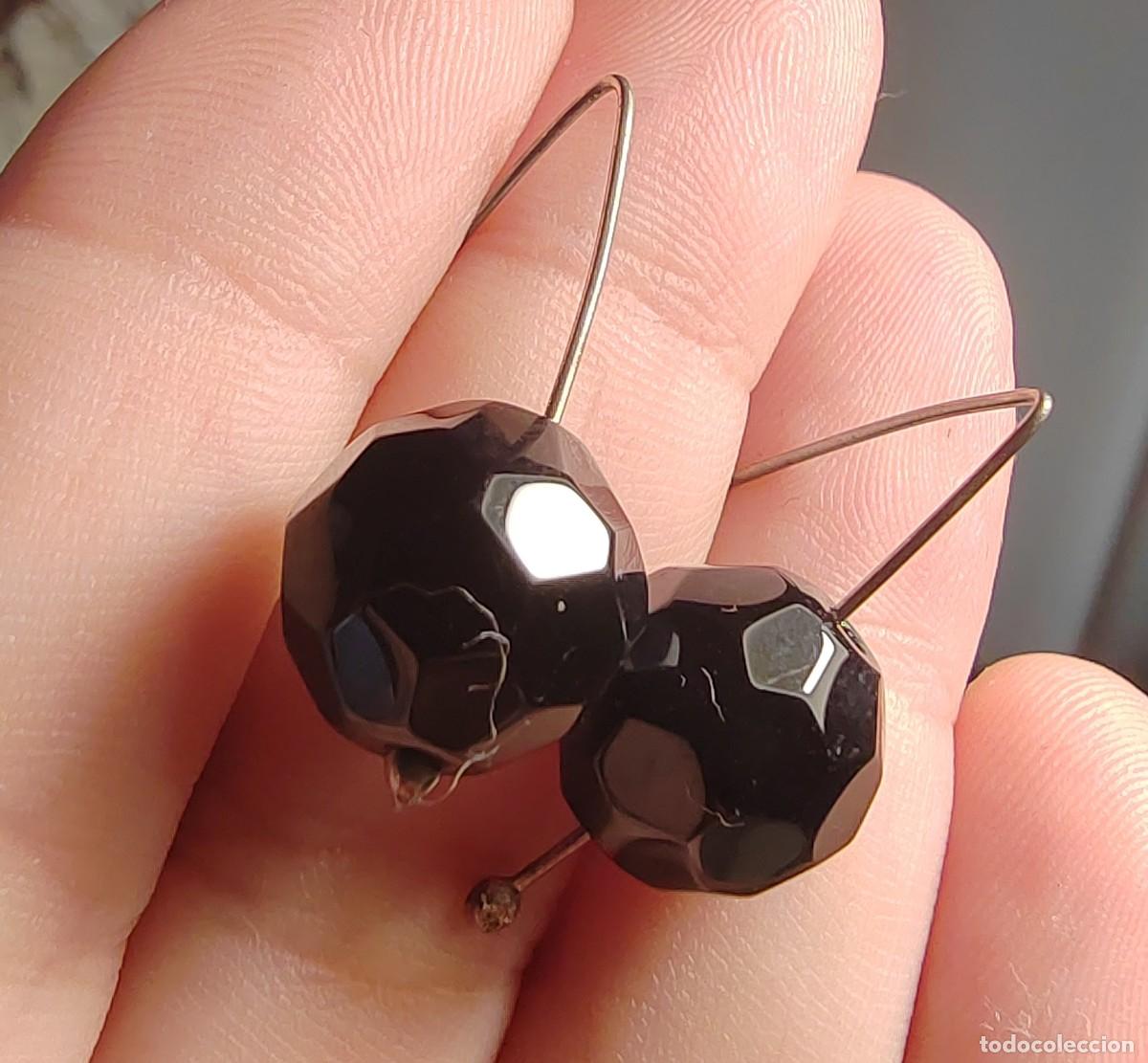 Joyeria: Pendientes Plata de Ley y &Aacute;gatas negras - Foto 2