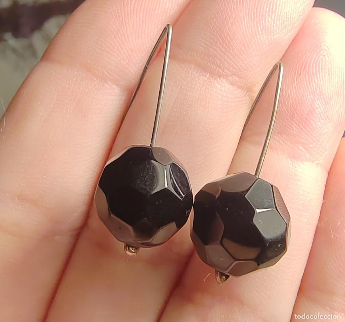Joyeria: Pendientes Plata de Ley y &Aacute;gatas negras - Foto 3