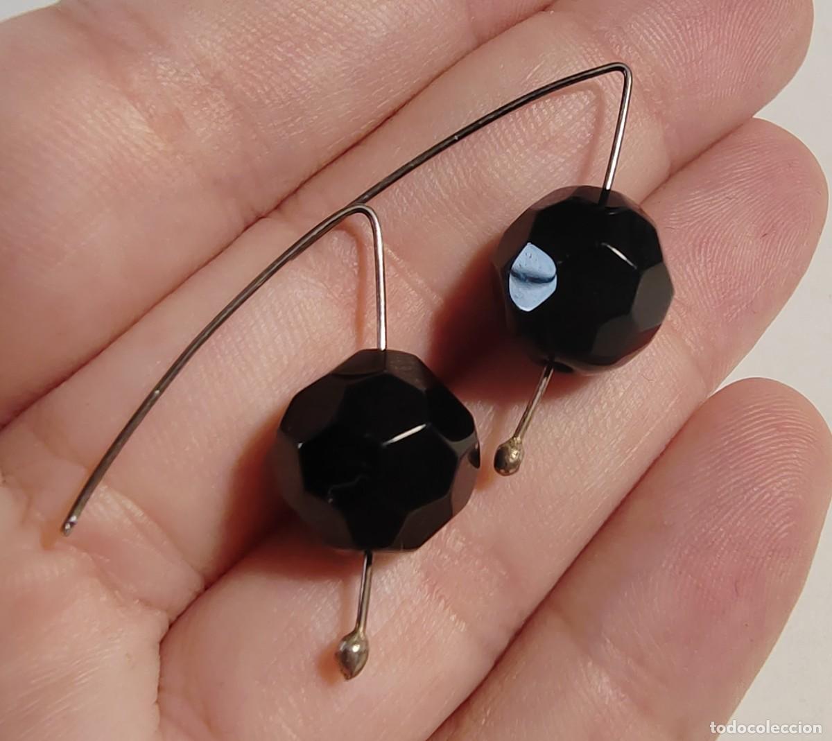 Joyeria: Pendientes Plata de Ley y &Aacute;gatas negras - Foto 4