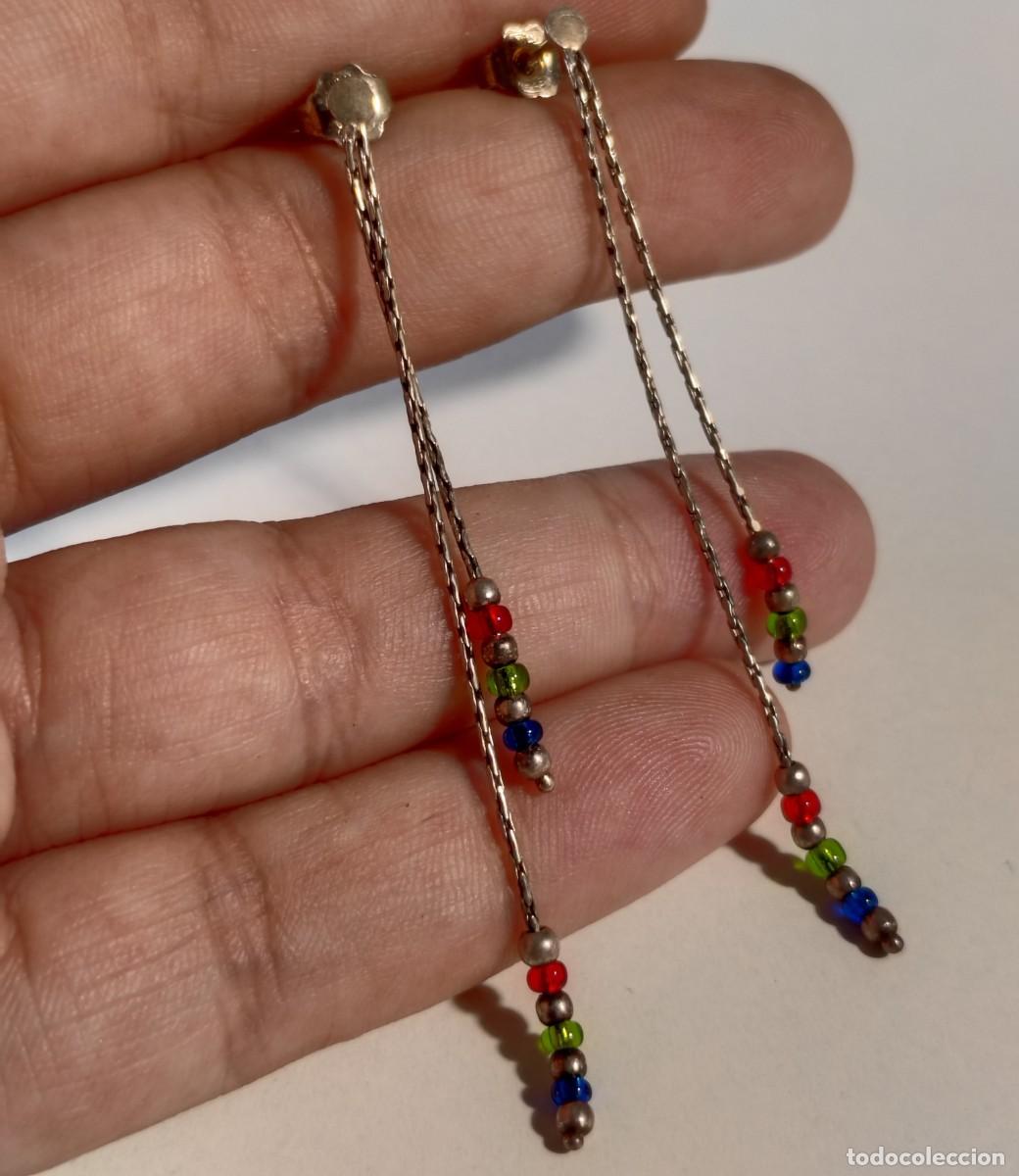 Joyeria: Pendientes Plata de Ley y bolas de Cristal - Foto 2