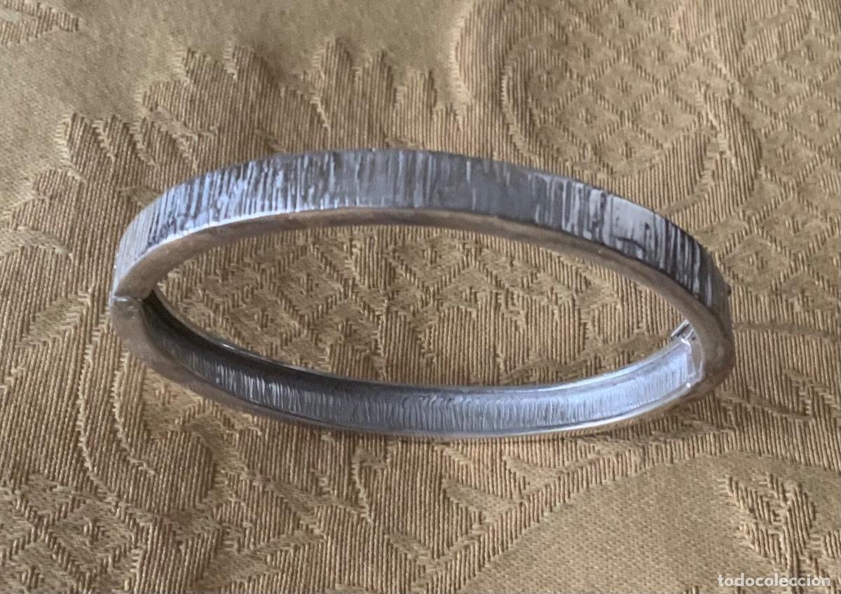 Joyeria: BRAZALETE VINTAGE RIGIDO PLATA DE LEY - Foto 1