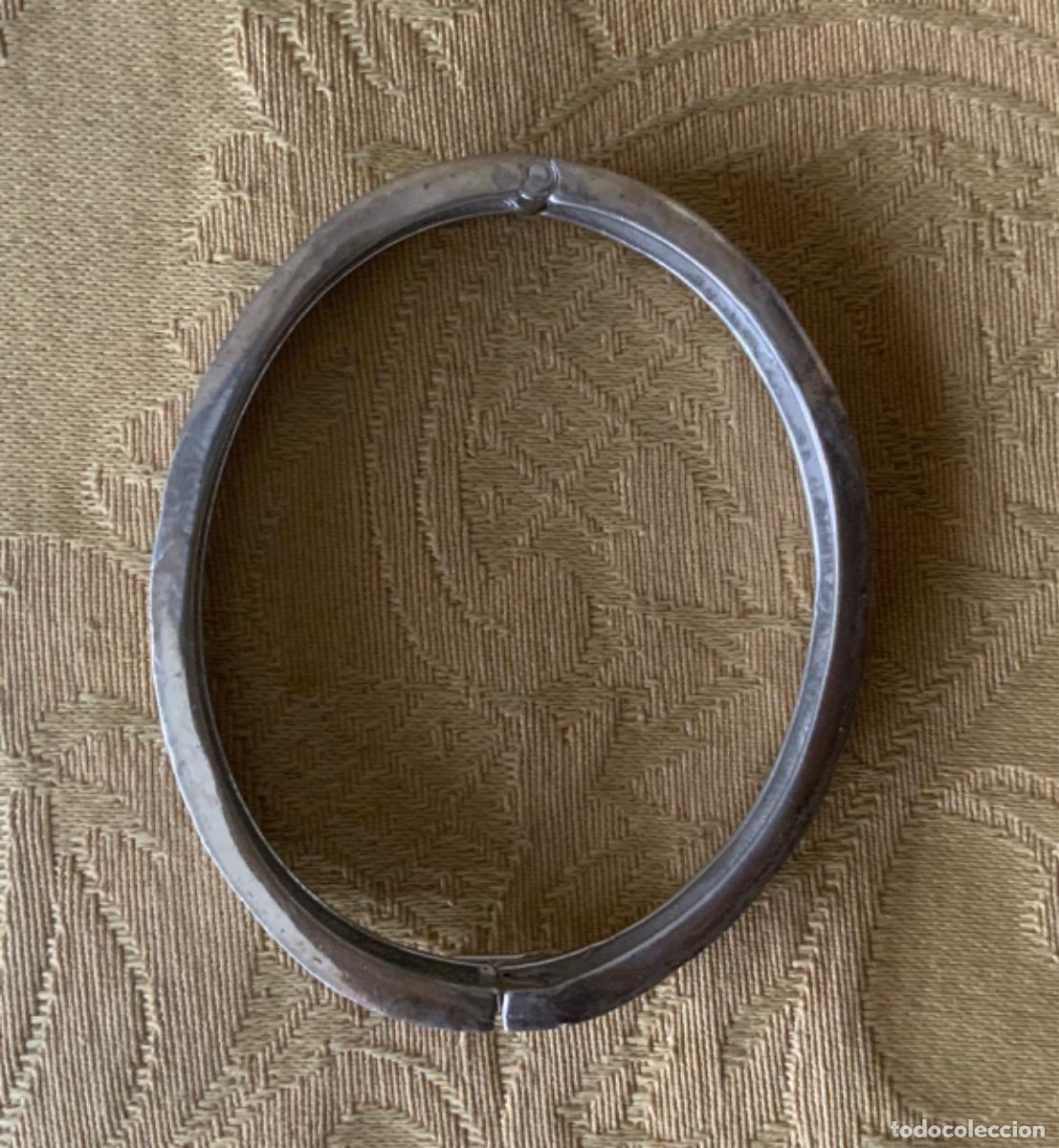 Joyeria: BRAZALETE VINTAGE RIGIDO PLATA DE LEY - Foto 7