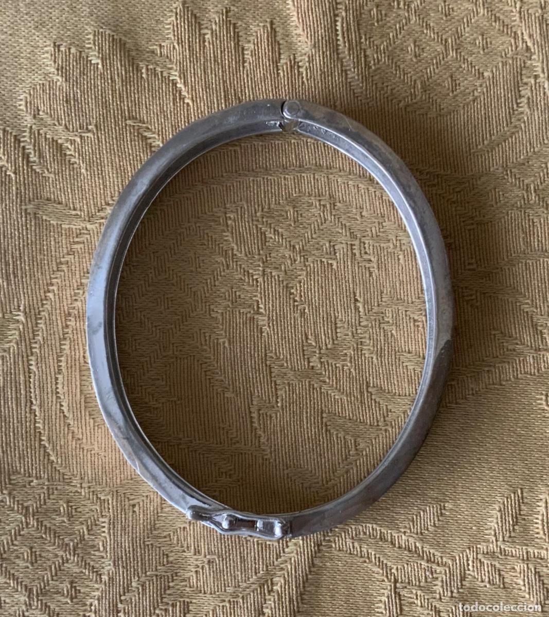 Joyeria: BRAZALETE VINTAGE RIGIDO PLATA DE LEY - Foto 8