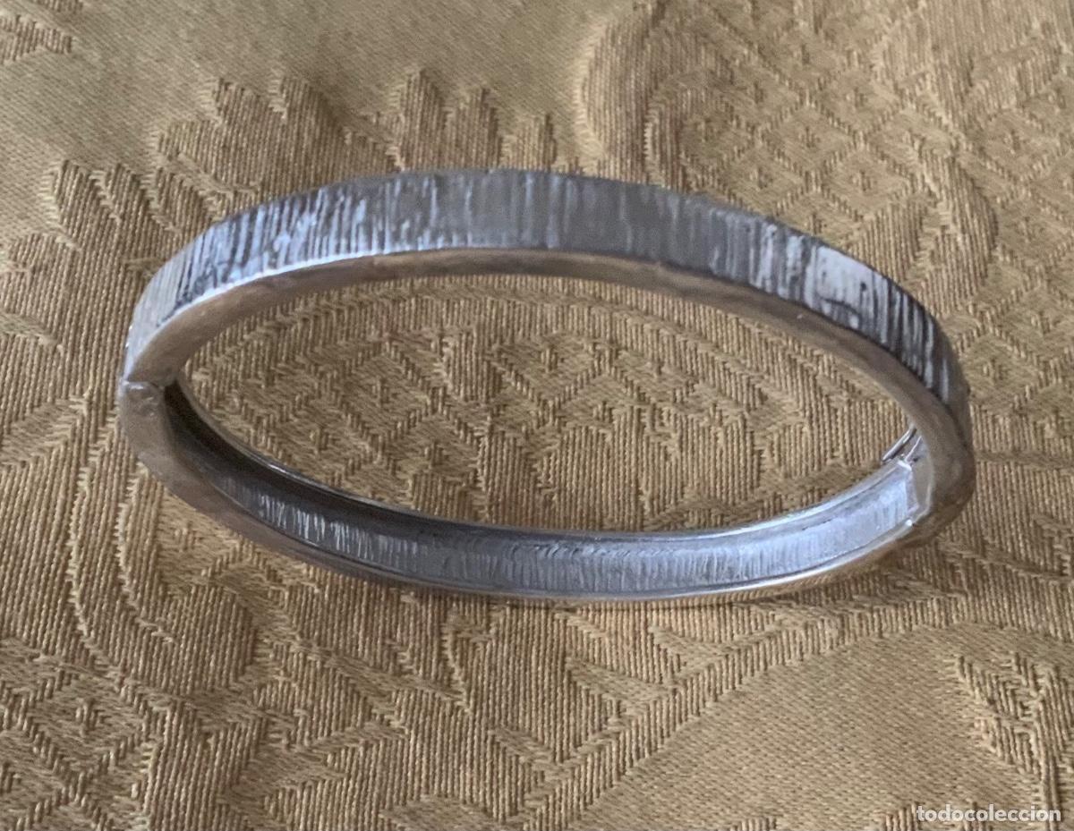 Joyeria: BRAZALETE VINTAGE RIGIDO PLATA DE LEY - Foto 9